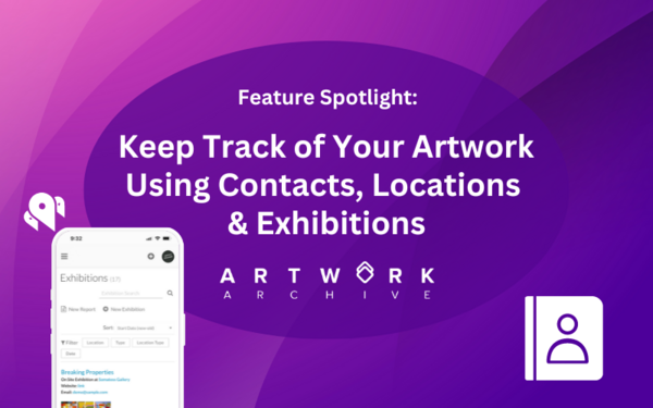 WEBINAR: Managing Your Art Business with Contacts, Locations & Exhibitions